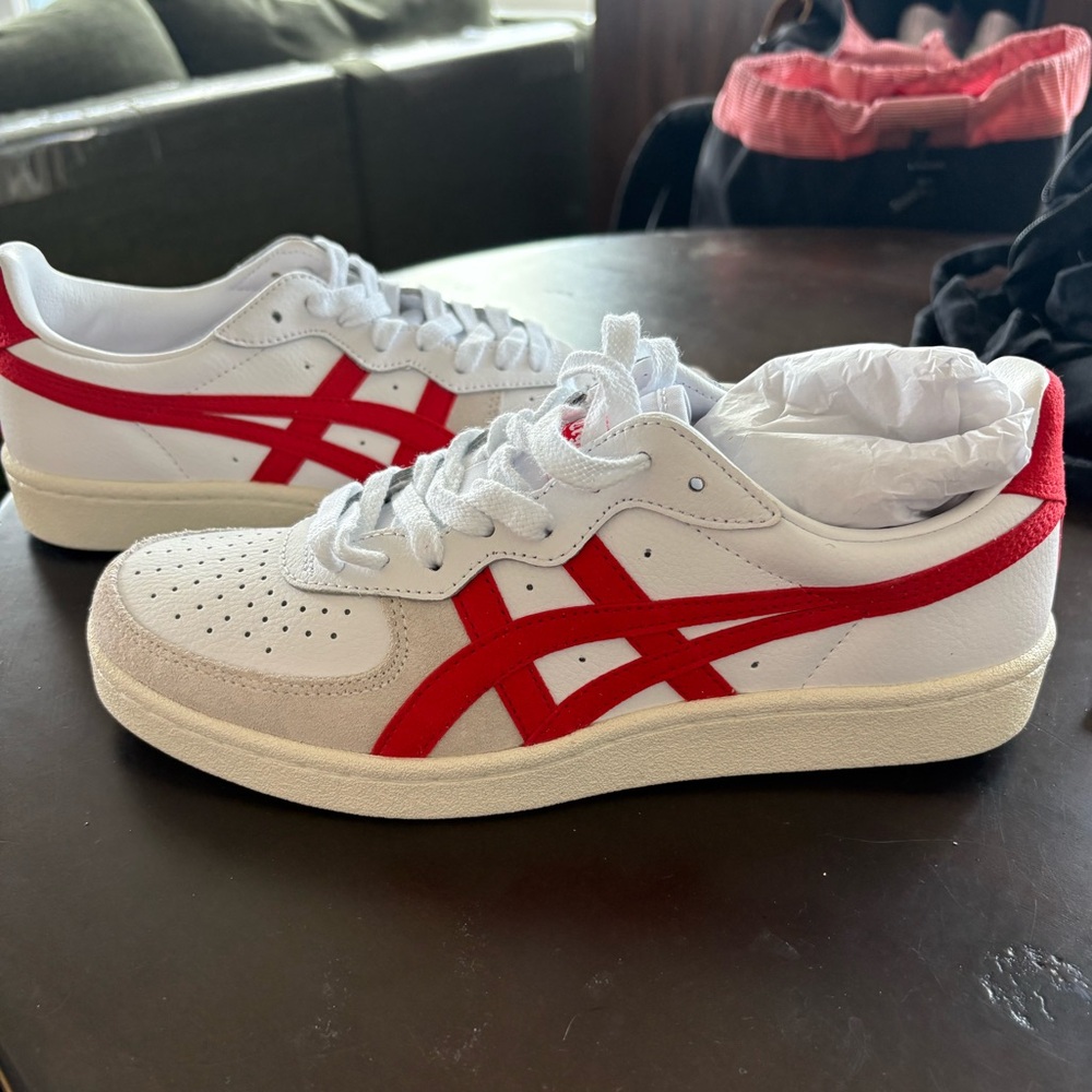 NWT Onitsuka Tiger by Asics White and Red Colorway